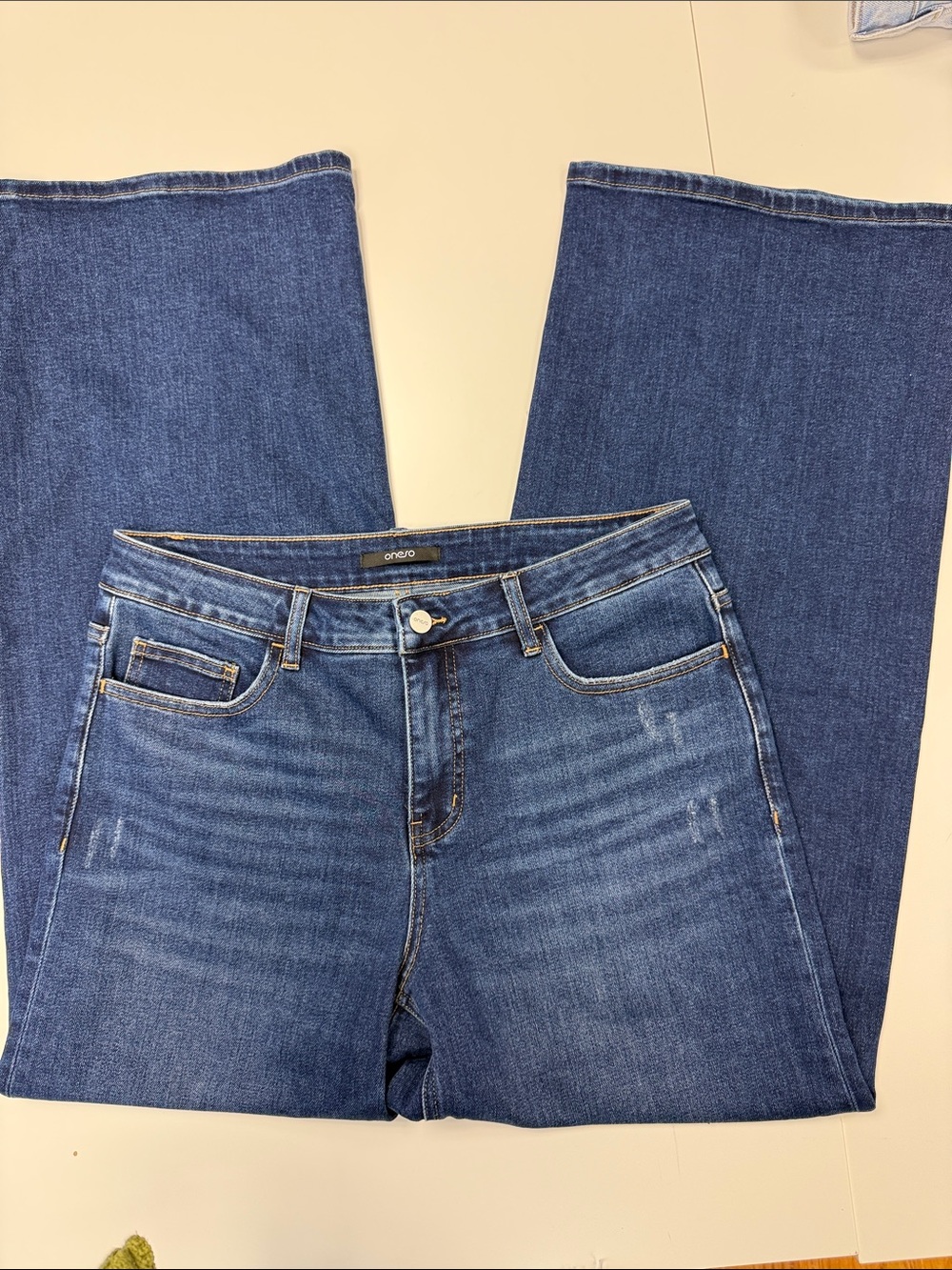 Onesole Blue Women's wide-Leg Jeans